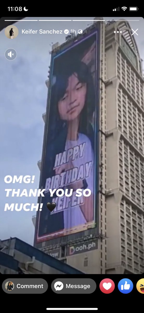 sanchezolo's tweet photo. keifer birthday led billboard along edsa road 😱 https://t.co/jOdj1duXk0