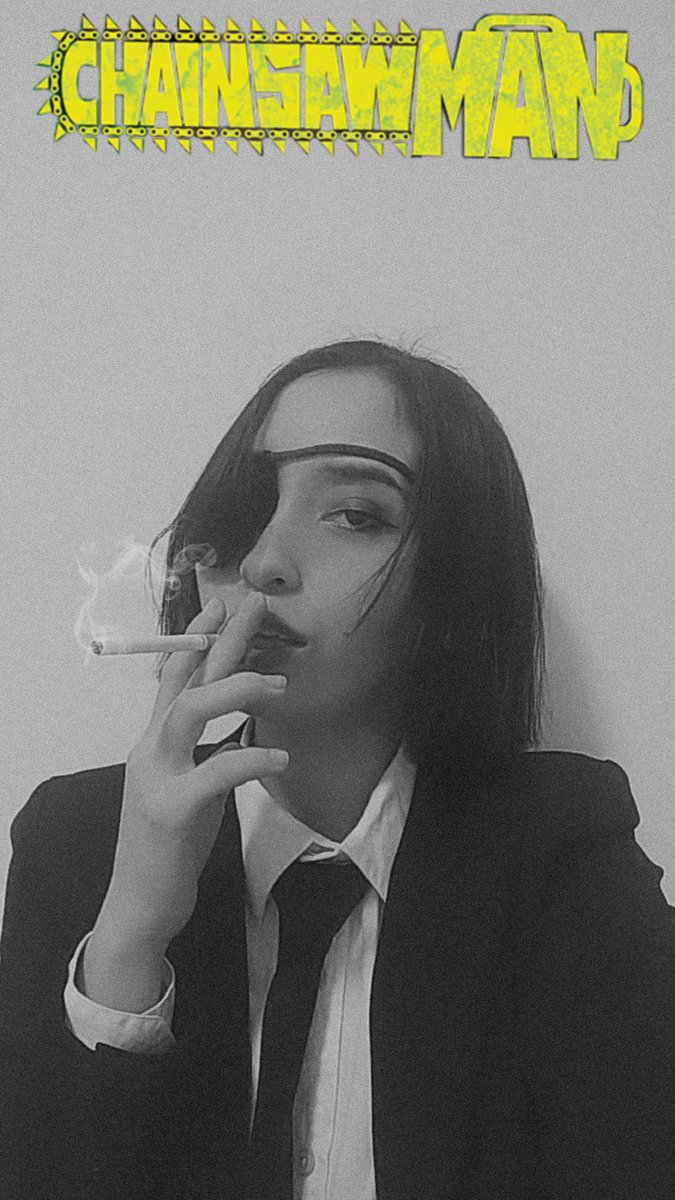 darkszjm's tweet photo. I'll give you a cigarette 🚬

#anisd #anitwt #anitwtselfieday #chainsawman https://t.co/cT8XBCzuZD