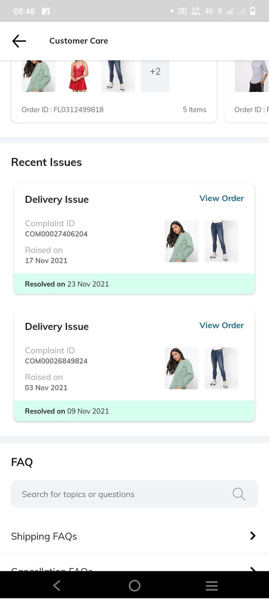 Jyothi229's tweet photo. @AJIOLife @AJIOLife  what a shitty service you guys are providing, I have raised 2 complaints for a missing product that you guys claim as delivered even after 2 repeated complaints. I haven't received the sweatshirt at all in the ordered delivered and I raised a complaint same day. https://t.co/NnZbguWmOC