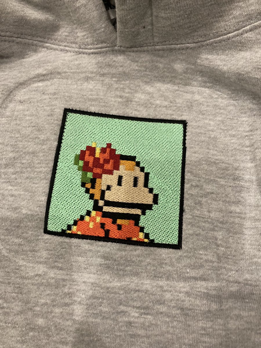 PinguinMaxi's tweet photo. 🚨SMB HOODIE GIVEAWAY TIME🚨

Thanks to an anon hoodie owner, I’m doing a custom monke hoodie giveaway. Follow steps below to enter, name chosen in 24hours 👇

1. Like &amp; RT
2. Follow @probablysmthng (new clothing account)
3. Tag a friend you’re thankful for and tell the world why https://t.co/Gx6g777EBI