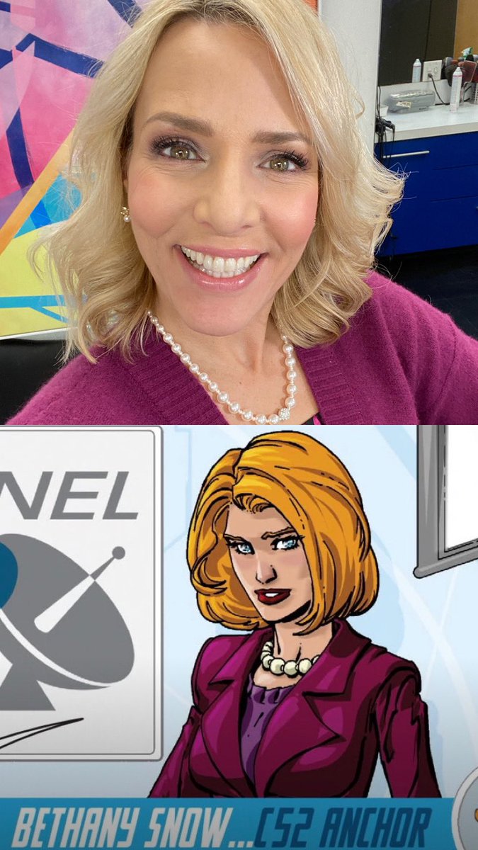 Keri_Adams's tweet photo. This morning I inadvertently dressed like my former alterego Bethany Snow! #Arrow #Arrowverse #bethanysnow #ctvmorninglive #channel52 https://t.co/x5fBB3tYE2