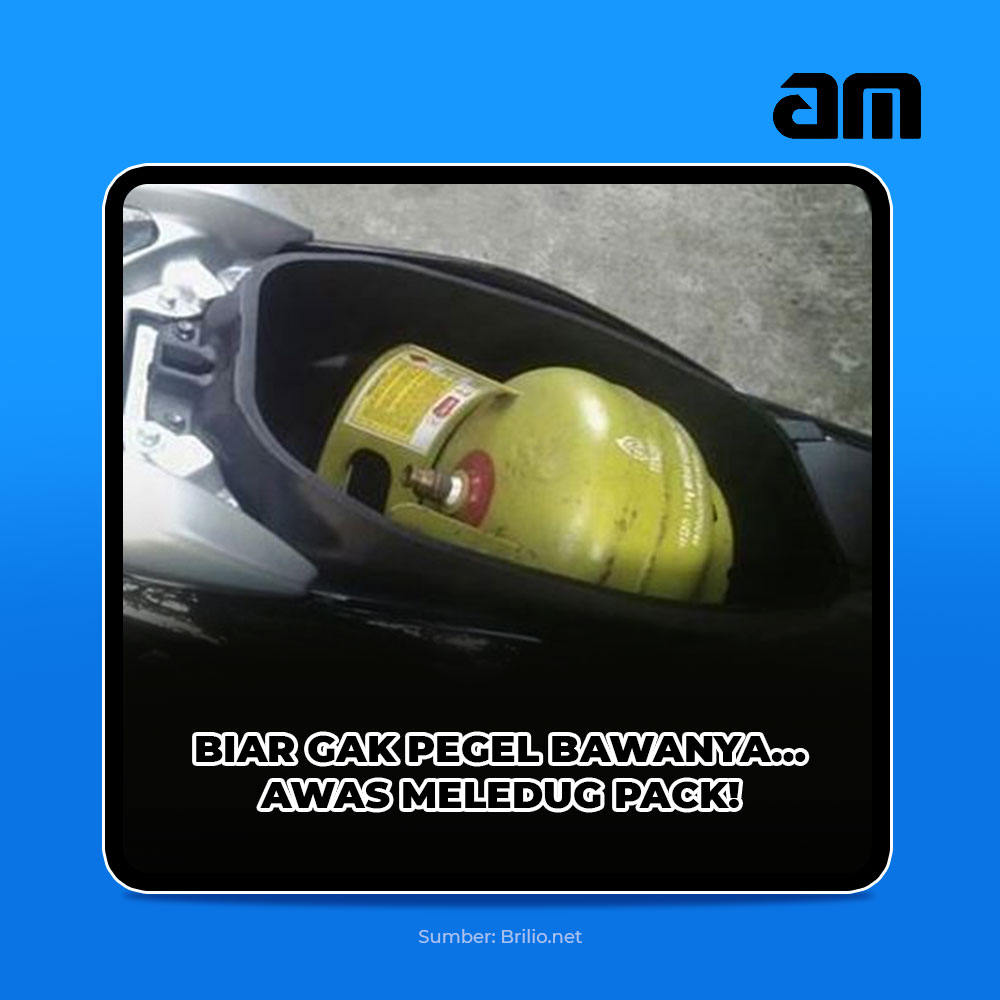 AM_MortarID's tweet photo. Bapack biasanya naro apa aja di jok motor?
Kalau tetangga AMin mah ada aja nih Pack kelakuannya kek gini👇 Kira-kira mana nih yang bakal Bapack praktekin?😆😆
#AMuntukIndonesia #PilihanCerdasBapackKeren #PeloporNat #receh #recehindo #dadjokes https://t.co/nENLrbBSih