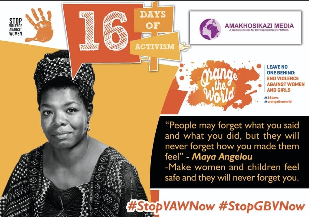 AmakhosikaziFM's tweet photo. Today we join the rest of the world in making calls for the end to all forms of violence against women and girls as we mark the first day of #16daysofactivismagainstgbv #StopGBV #StopVAW #Herplatform #HerStory #HerVoice #OrangeTheWorld @unwomenzw @PlanZimbabwe @EmthonjeniWomen https://t.co/ruGnW22IzY