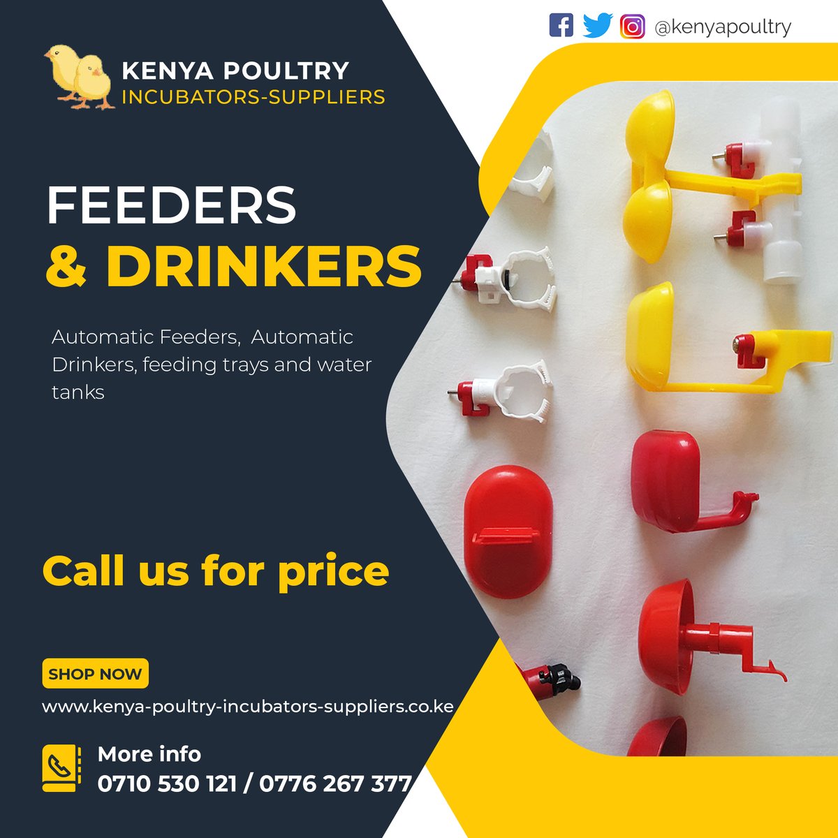 Kenya Poultry Incubators Suppliers 
Call us on 0710 530 121
Dealers In: 
1. Eggs Incubators
2. Cages &amp; Housing
and other poultry items
Ramos  Guardiola Ngirici Sonko #PochOut Haaland Pessi Nairobi West Hospital