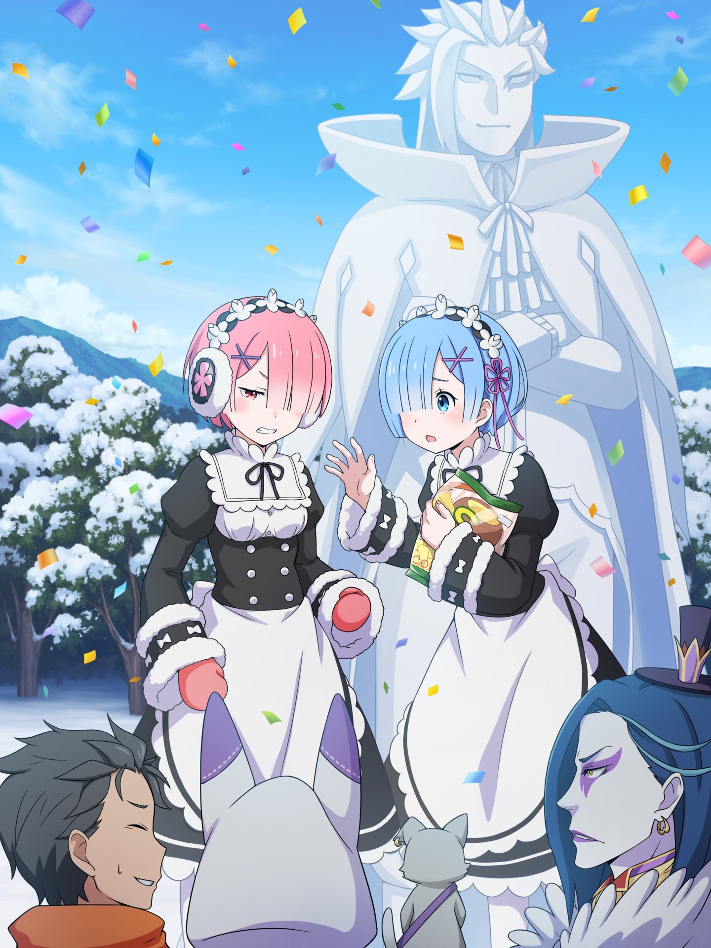 Re ゼロから始める異世界生活 Lost In Memories リゼロス 公式 ルグニカ王国伝令局より 今日は いい双子の日 Memory Snow公開 双子の姉妹ラムレムが活躍する 本編 姉妹ver もぜひご覧ください 双子の日 リゼロスmemorysnow