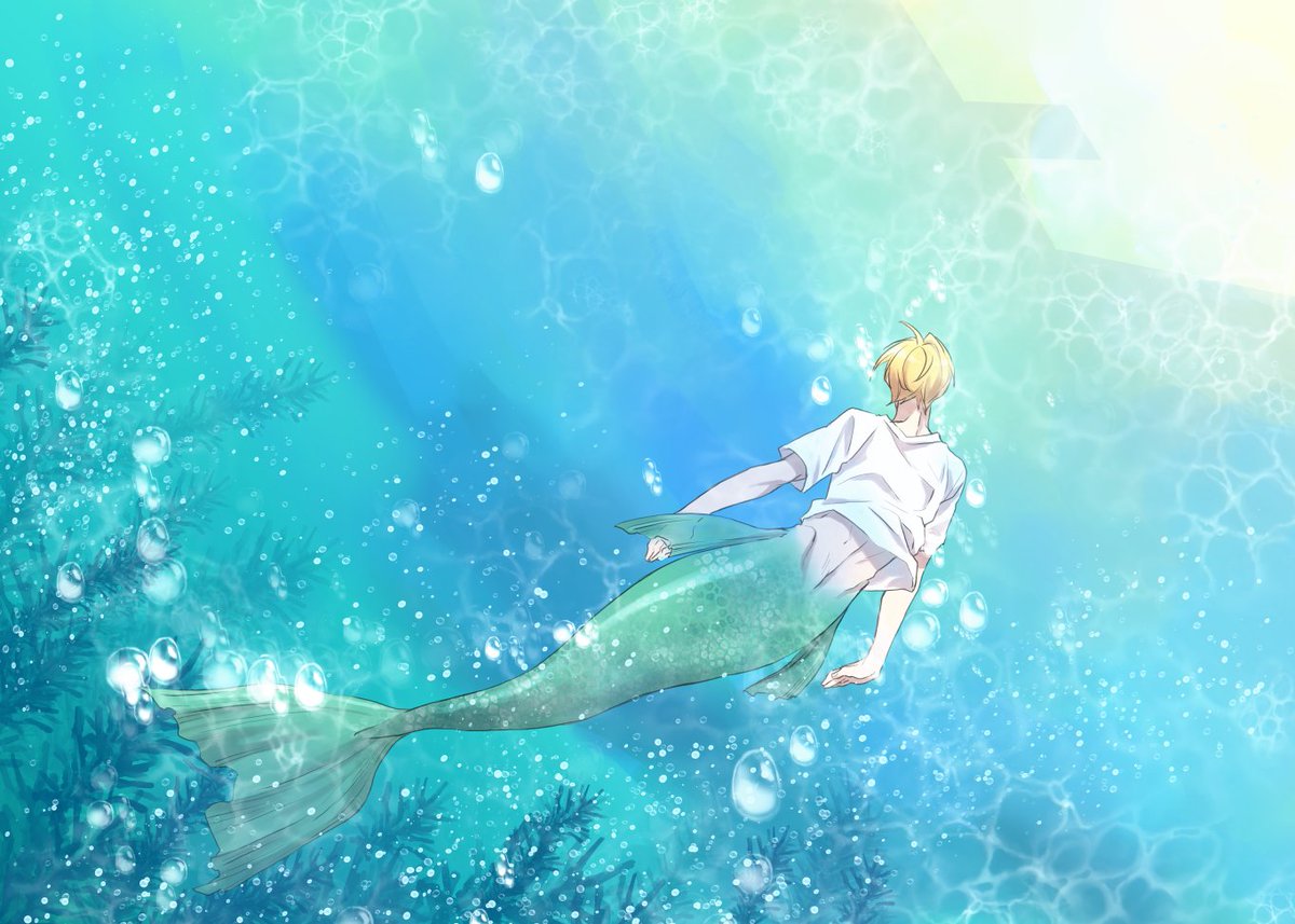 【11/28閃華/金瑠璃】新刊「人魚の呪い」
B5/32P/R18/オールフルカラー
バグで人魚になってしまった国広を不承不承ながらも治すための手を貸してくれる長義の話
pixivにR18部分載せたサンプル置いてます
https://t.co/YhEa2pt9Ki
書店通販はとらのあな様を予定してます 