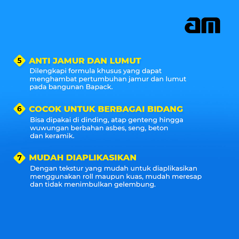 AM_MortarID's tweet photo. Nah, gimana Pack? Sekarang udah yakinkan sama AM 110? Yuk buruan borong sekarang di marketplace kesayangan Bapack 🎉 
#AMuntukIndonesia #PilihanCerdasBapackKeren #PeloporNat  #solusibocor #antibocor https://t.co/lqx9e2W5PB