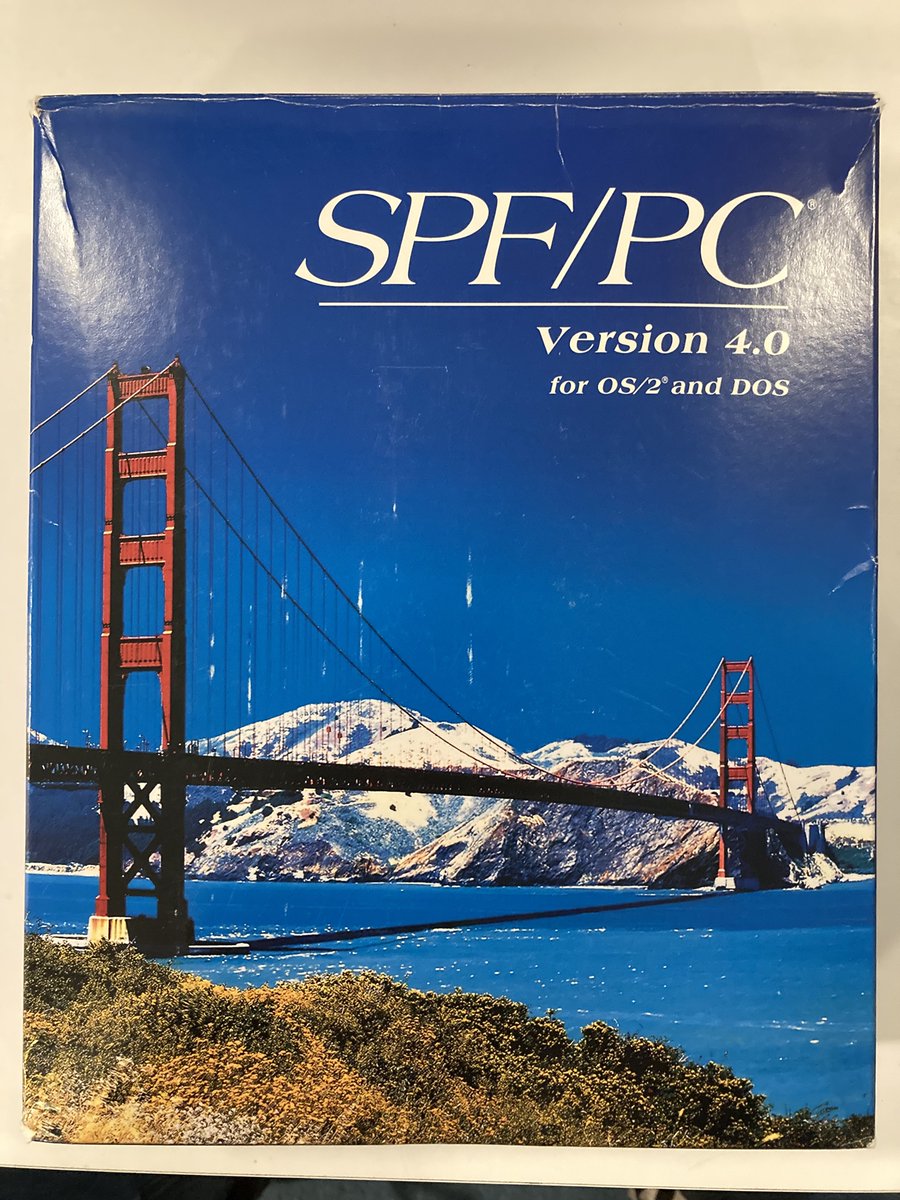 JrSysprog's tweet image. I managed to get my hands on SPF/PC manuals and disks.
This could be interesting.