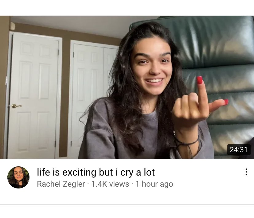 She's back on the YouTube's. Her is going to be crazy after December!