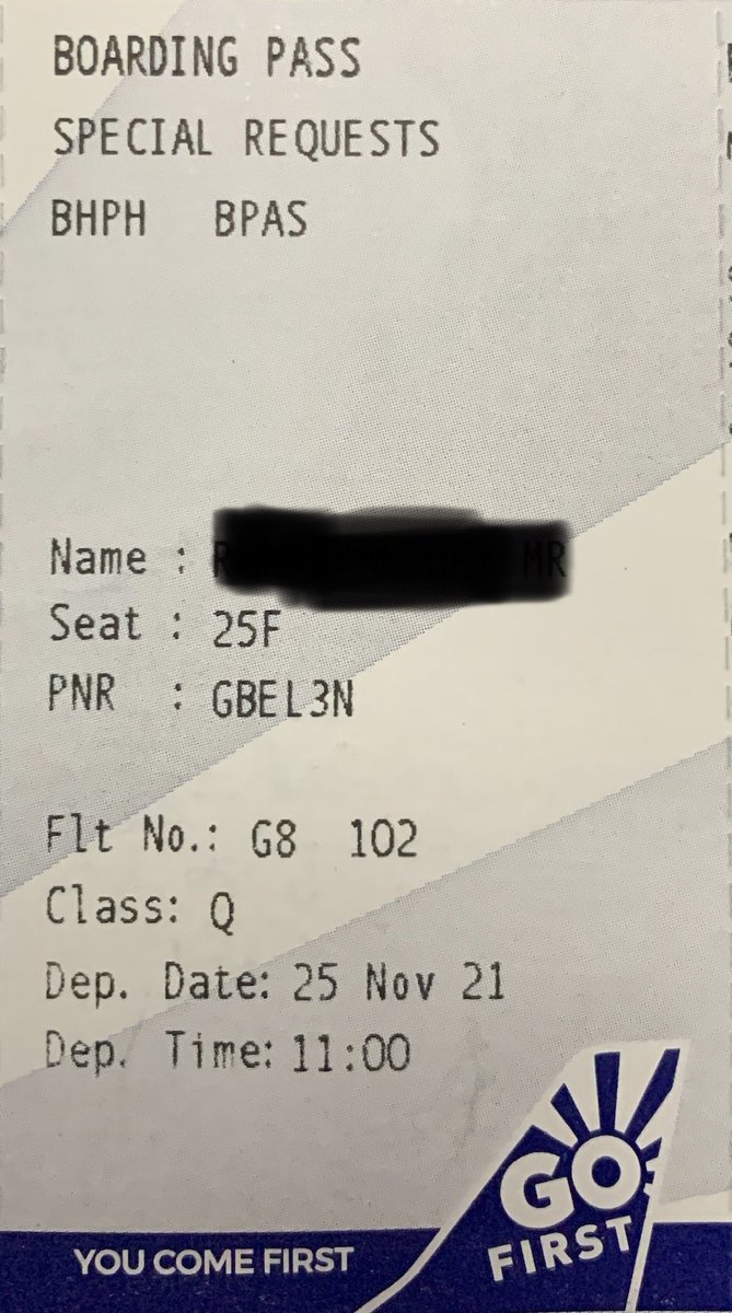 Akshay_raw's tweet photo. @GoFirstairways Your service is pathetic and it’s sad to see that your staff is stubborn on top of it. I was supposed to be landed in delhi at 4:00PM via direct flight now i have a connecting flight from kolkata, and landing at 7:00PM, last travel with go-first. https://t.co/jtRcSWmfi2