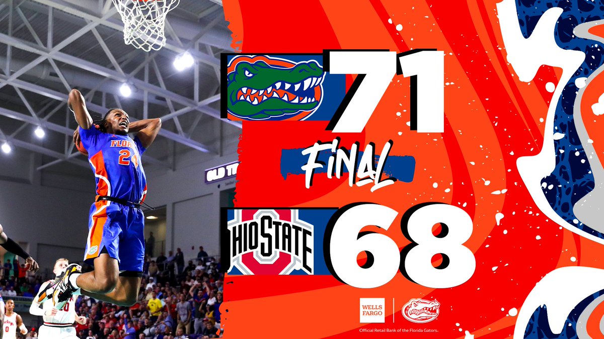 GatorsMBK's tweet photo. Hardware secured. 🏆

#GoGators | #GatorsHoop | @WellsFargo https://t.co/IJAr900XKs