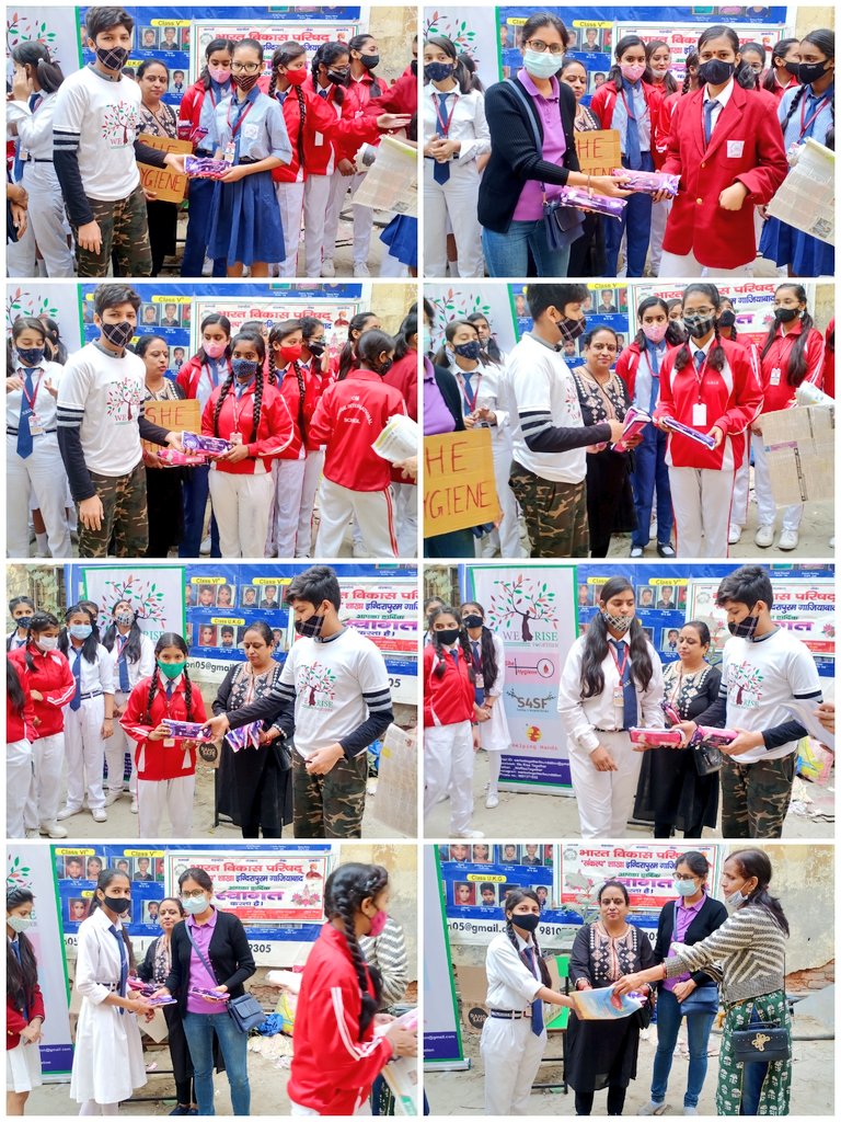 ashwika_jain's tweet photo. #SheHygiene🩸#Drive13

#MenstrualHygiene is not a luxury, but a right of every woman &amp; girl.
 
@_WeRiseTogether team distributed  compostable #SanitaryPads to 123 deprived girls.👧 

#SDG3
@AminaJMohammed @UN_Women @smritiirani @MinistryWCD @_sayema @KaoHua3 @ErikSolheim @ashokkp https://t.co/rgbn46K4Di