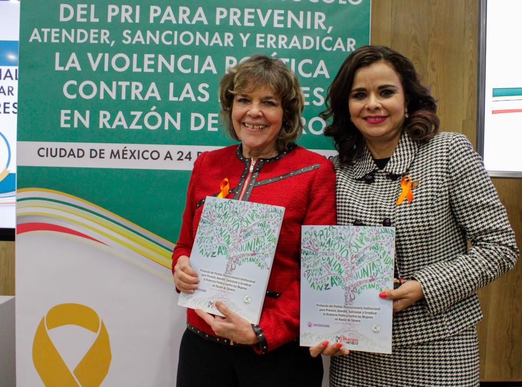 MonseArcosV's tweet photo. Somos el único partido político que tiene un Protocolo para Prevenir, Atender, Sancionar y Erradicar la Violencia Política contra las Mujeres en Razón de Género. Por qué sin Mujeres no hay @PRI_Nacional. https://t.co/UV4FXMQvqY