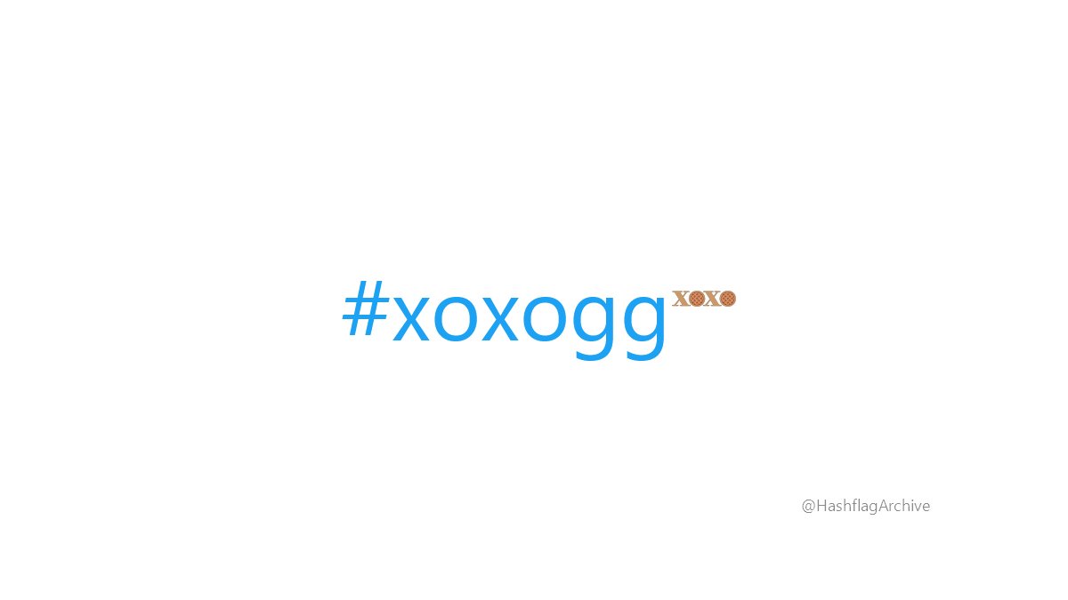 HashflagArchive's tweet photo. #xoxogg https://t.co/0V0n72Wcfj