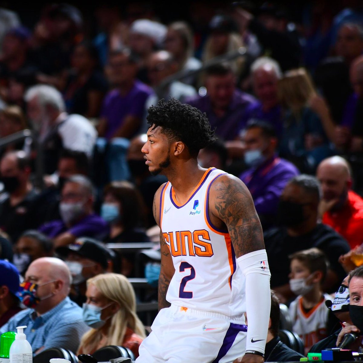NBA_NewYork's tweet photo. Elfrid Payton hasn't seen the court for most of the Phoenix Suns' 14-game winning streak. But if he checks into the game Friday night at MSG, how will Knicks fans react? https://t.co/qYPO3htmrd