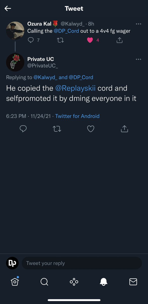 DP_Cord's tweet photo. @Kalwyd_ Bro made a new tweet cause he hid all the reply’s 😭💀🤡 https://t.co/fl2l8DE0HU