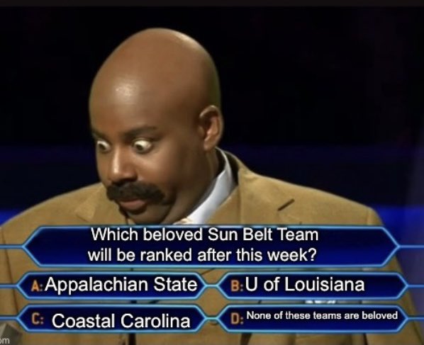 cbryan83's tweet photo. Ok so I hated on a couple other conference opponents with this one today, but don’t let this distract you from the fact that App State is the absolute worst. #DeeperThanHate #hateweek #AppStateHateWeek https://t.co/UUIZlmqa1U