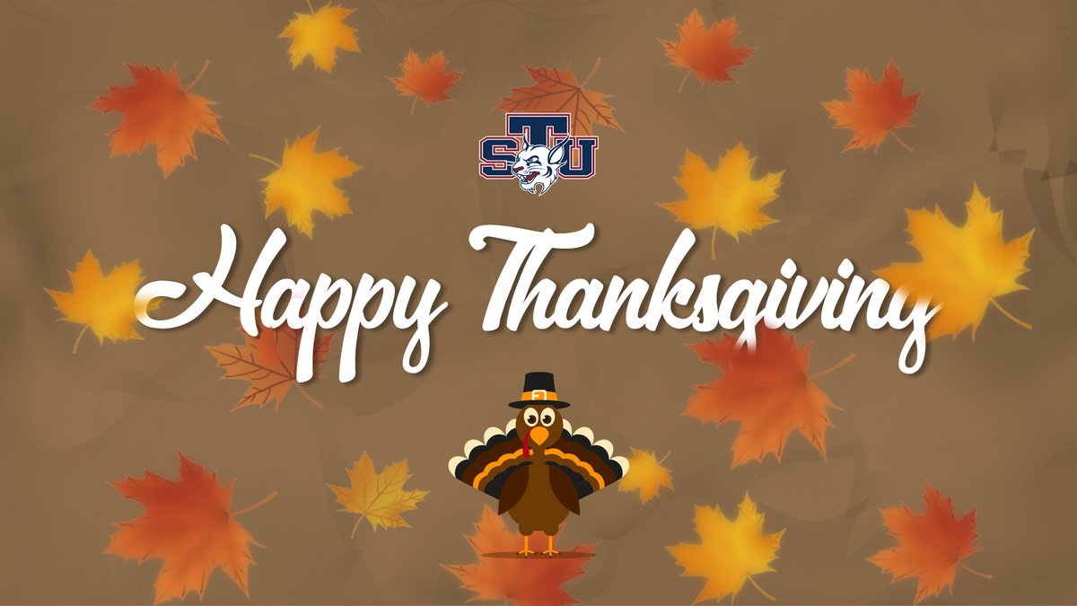 We are so thankful for #BobcatNation! We wish you all a happy and safe thanksgiving 🙏

#STULimitless // #GoBobcats