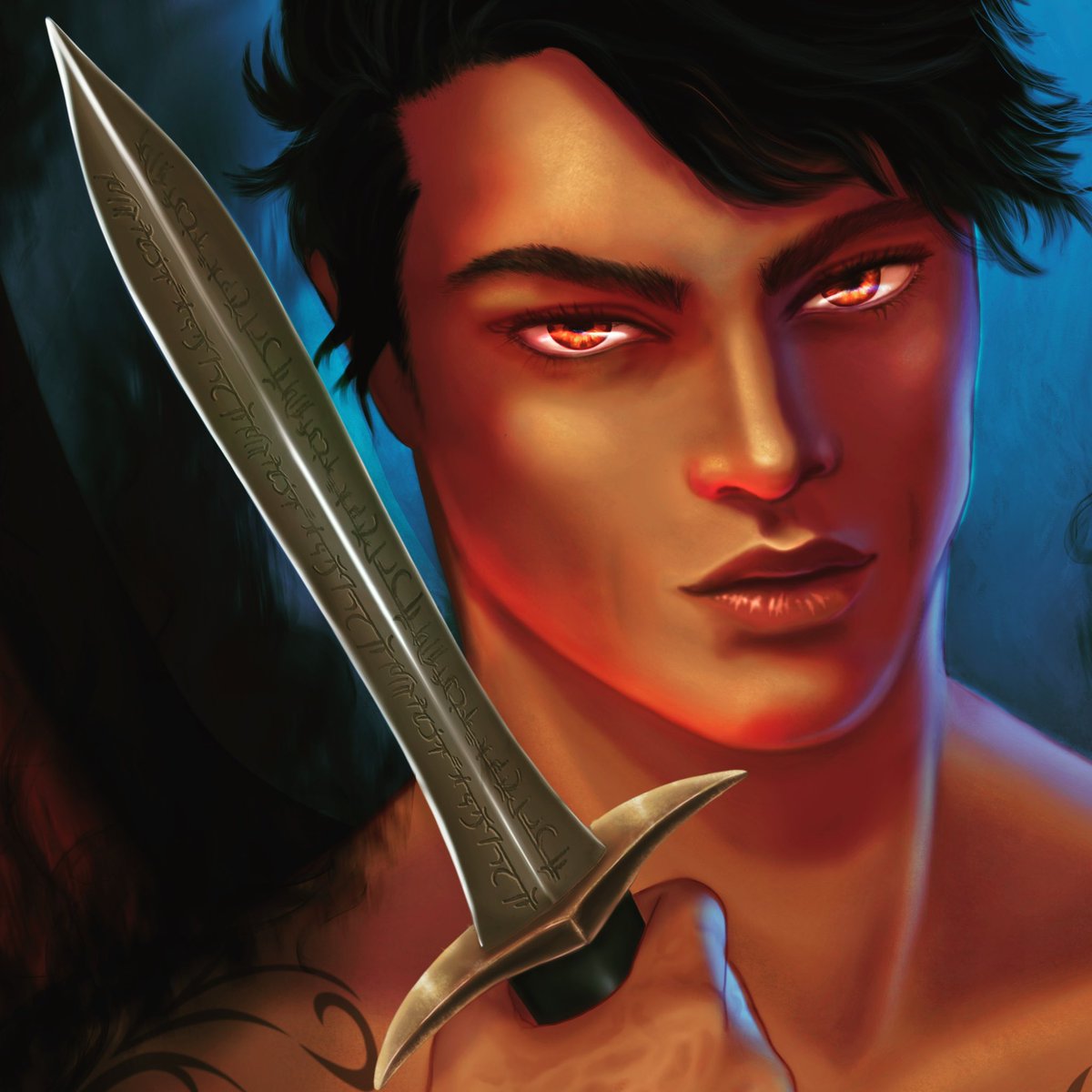 TeenyFletcher's tweet photo. 🖤Azriel and Truth-teller 🖤

Close up from my bigger piece

#azriel #shadowsinger #ACOTAR #illyrian #batboy #sarahjmaas #sjmfanart #acotar #acosf #gwynriel #fanart #fantasyromance #cassian #rhysand #feyre https://t.co/DYqbMFkB9v