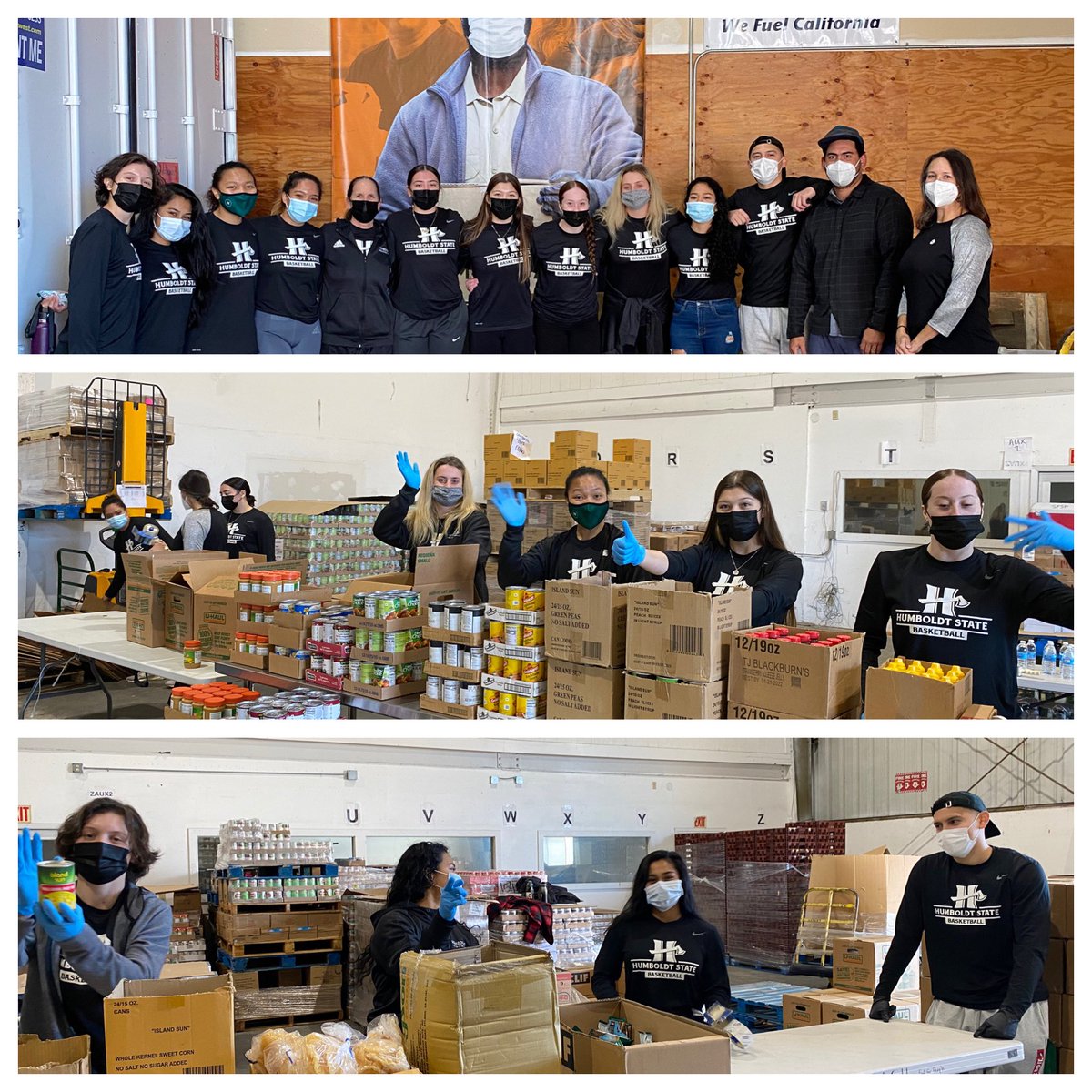 humboldtwbb's tweet photo. Thank you @FoodforPeople for allowing us the opportunity to give back. It is important for us to show our thankfulness and we’re always willing to give a helping hand. I’m proud of our girls for their positive spirit and warm hearts. https://t.co/JCfvupNN1W