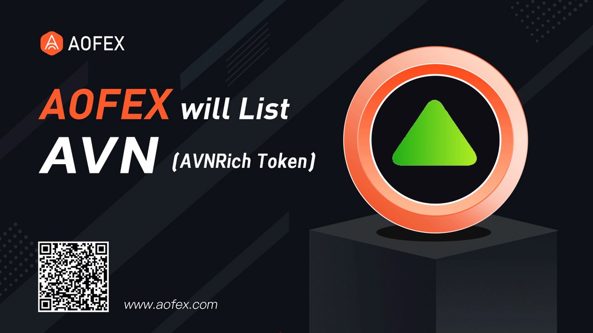 AOFEXGlobal's tweet photo. 📢AOFEX will List $AVN (@avnrich)🚀🚀🚀

✅Trading pair: AVN/USDT
💎Find more quality tokens on AOFEX

👉https://t.co/wOWPrXDte3
#BTC #AVAX #GameFi https://t.co/pnh76L6lTc