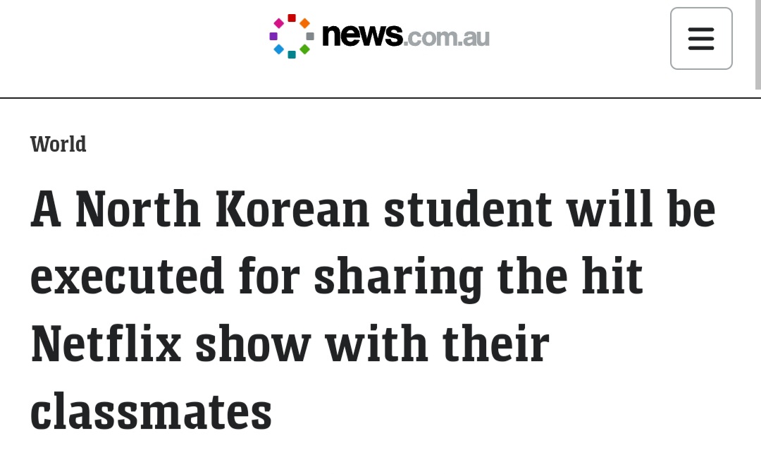 StuartJeffery_6's tweet photo. Apparently North Korea has gone one step further than South Korea and is doing the Squid Game in real life https://t.co/9DzdHzRjsc