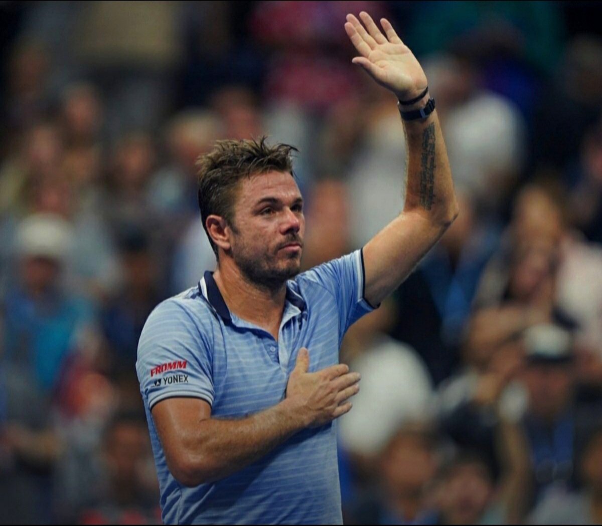 chda7777's tweet photo. Image of victory 🙌🎾🤷♀️
#ThrowbackThursday #tbt #NiceMemory #GreatPic #MissingInAction #OhWell #StanTheMan #Wawrinka https://t.co/MxyEn52apA