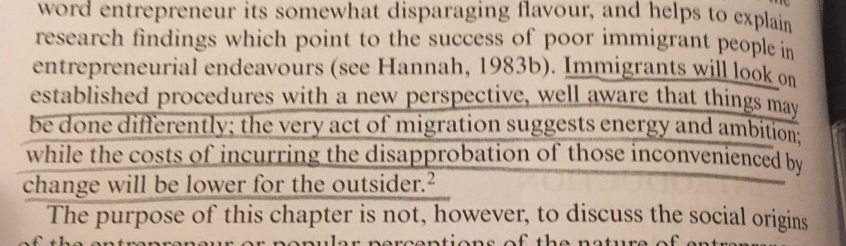 VincentGeloso's tweet photo. Nice summary of why we should expect high rates of entrepreneurship among immigrants #econtwitte https://t.co/CalgF9pPsH