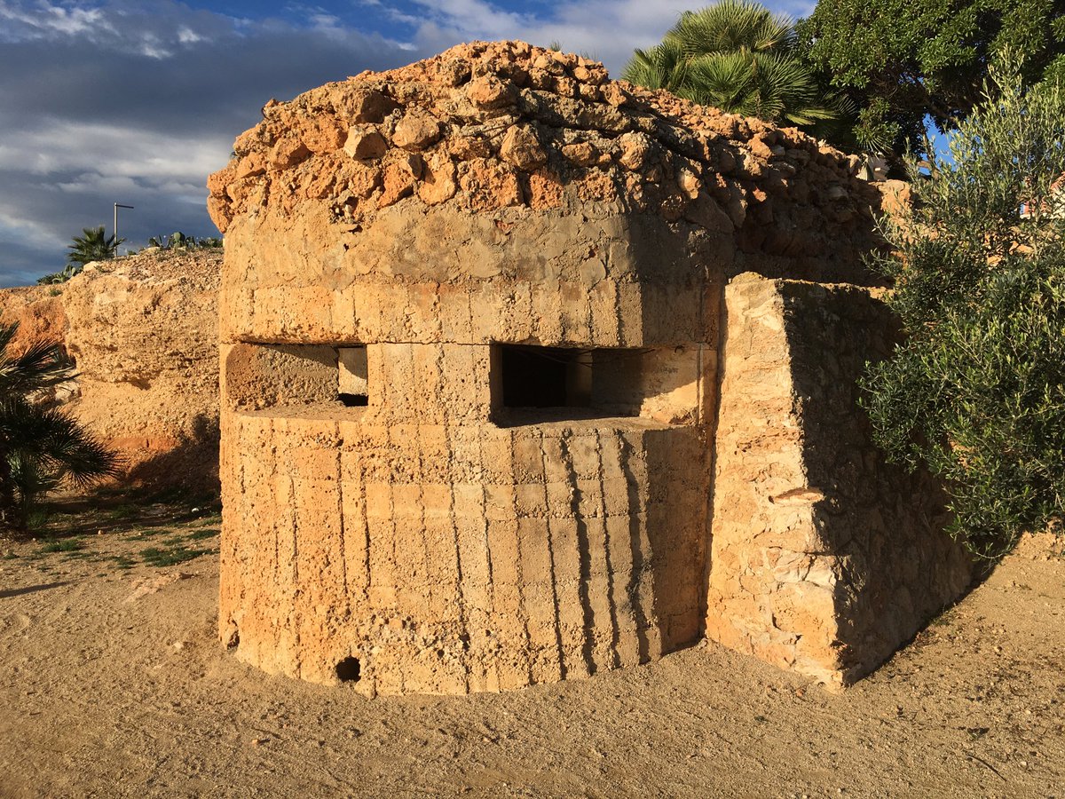 Pillbox protecting the strategically important railway at L’Ampolla, Catalunya. #SCW #Spanishcivilwar