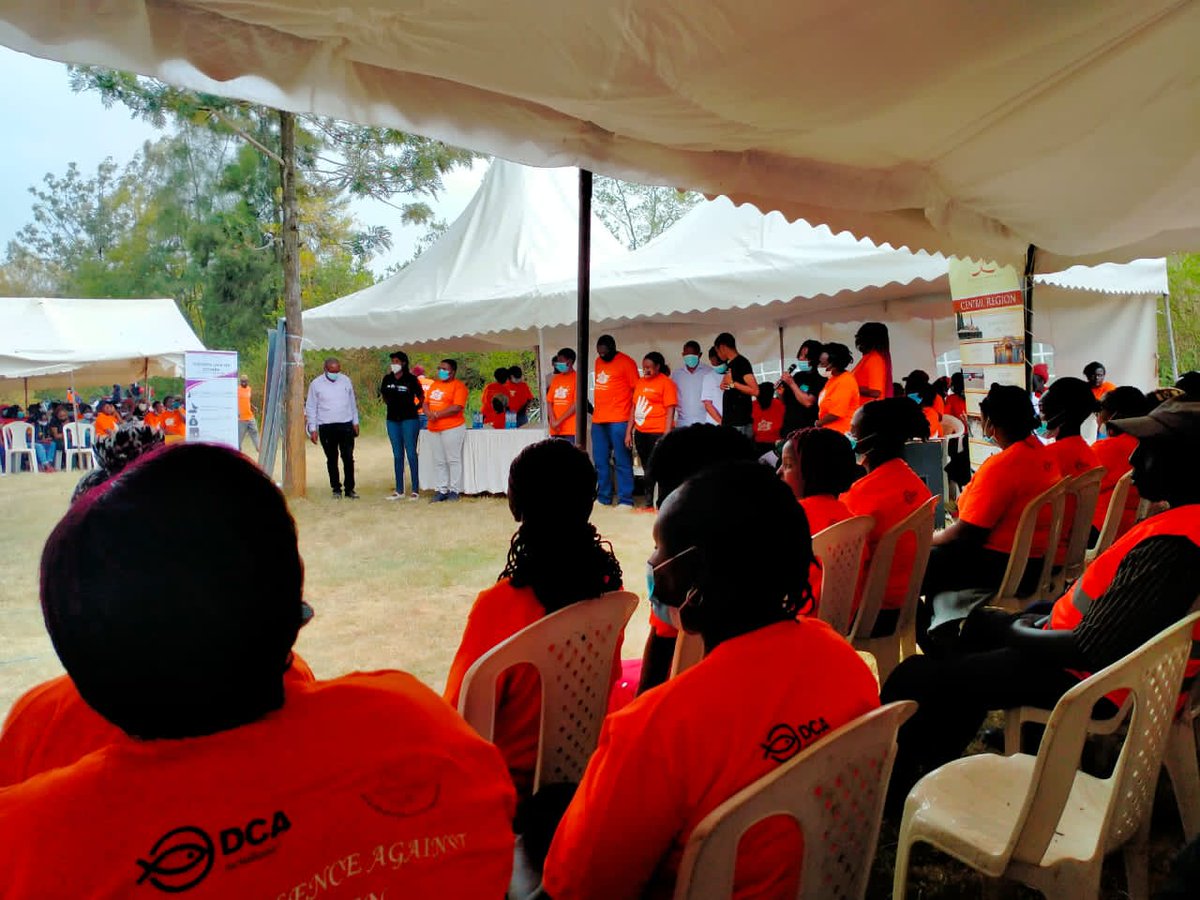 NEWGBVCLUSTER's tweet photo. HAPPENING NOW!!!
Nakuru County launching the 16 Days of Activism.

Theme: Orange the World, End VAWG.
@hyraxhillmuseum
@AmnestyNakuru 
@WEL2030_ 
@cedgg_2001 
@Midrifthurinet 
@AzuTopshutter 
@ManaseNjagi 
@YBN_Kenya 
@YawiKenya https://t.co/XQIiMEqpz6