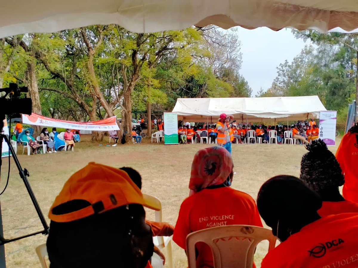 NEWGBVCLUSTER's tweet photo. HAPPENING NOW!!!
Nakuru County launching the 16 Days of Activism.

Theme: Orange the World, End VAWG.
@hyraxhillmuseum
@AmnestyNakuru 
@WEL2030_ 
@cedgg_2001 
@Midrifthurinet 
@AzuTopshutter 
@ManaseNjagi 
@YBN_Kenya 
@YawiKenya https://t.co/XQIiMEqpz6