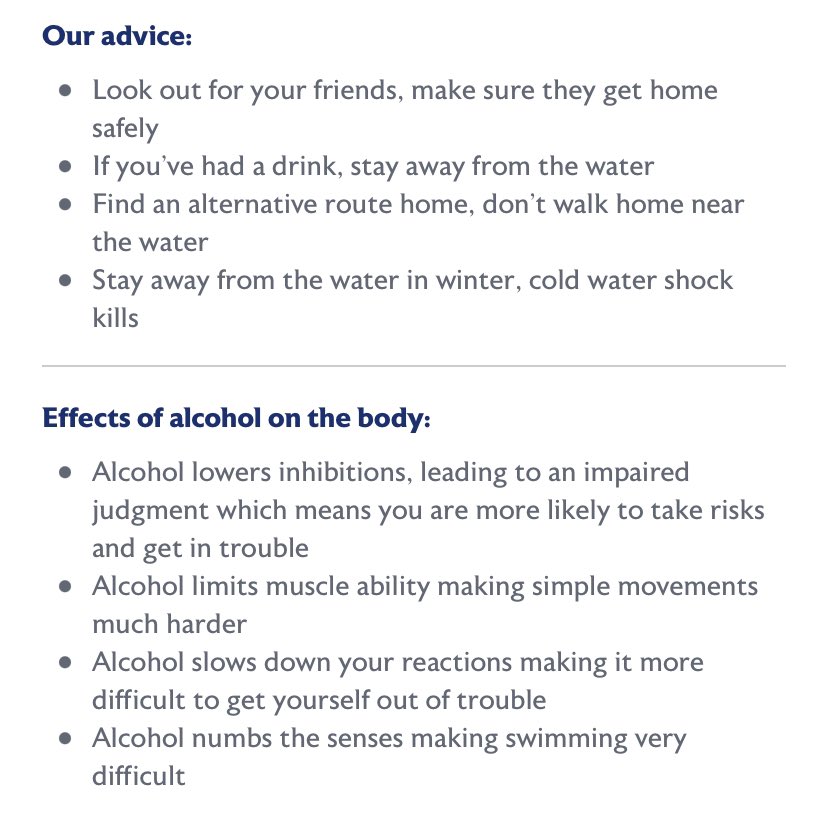 Don’t Drink and Drown