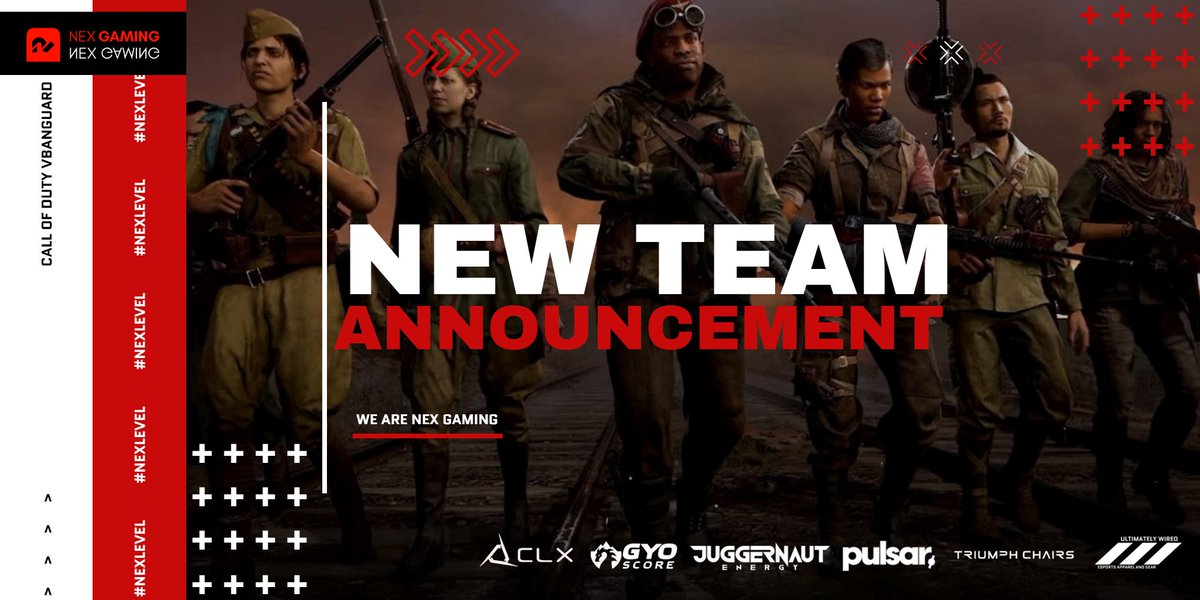 New Call of Duty Team alert:
Signed a few players that are dedicated and can't wait to see what happens. 

Welcome to NeX Gaming! 

Players:
@RjZyah <a href="/aidenhere24/">ray</a> <a href="/AyeItzDare/">Dare</a> @trenches_xx

#NeXLevel #NeXGaming