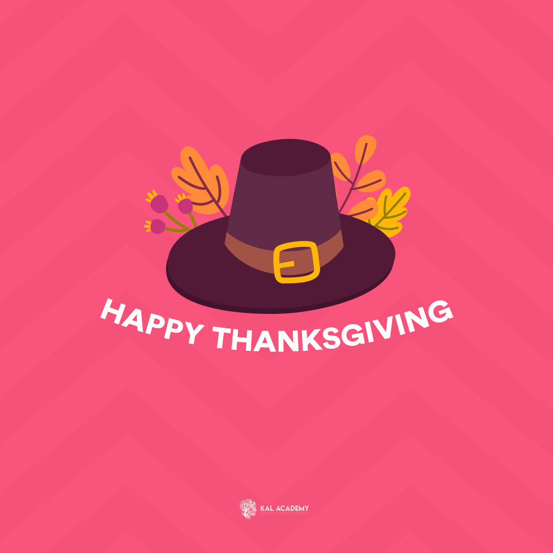 KalAcademy's tweet image. Happy Thanksgiving! May you and your family have a great Thanksgiving holiday and create amazing memories!
.
.
Visit our website: kalacademy.org
.
.
#kalacademy #reactjs #reactcode #womenincs #happythanksgiving #thanksgiving