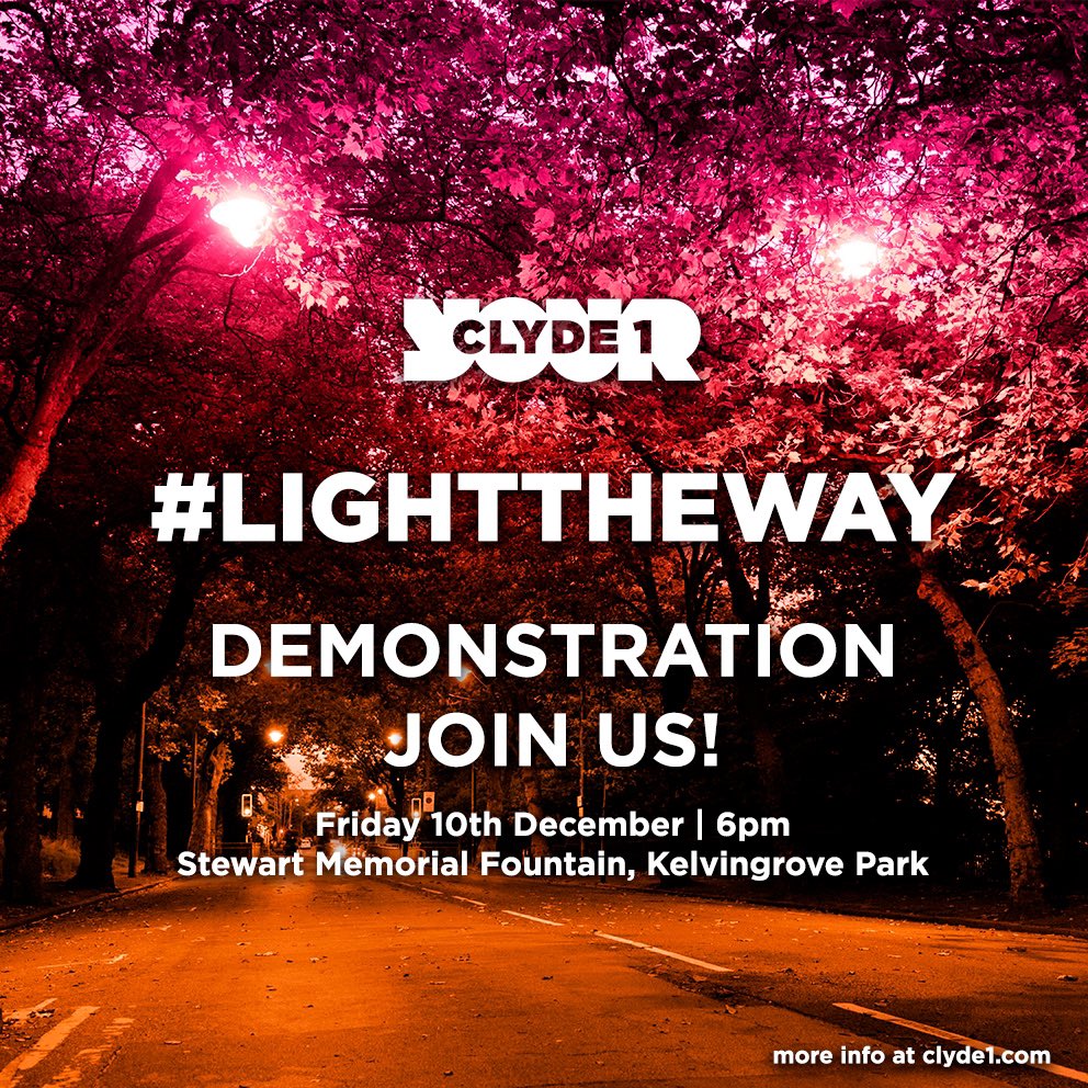 CasCasG's tweet photo. This is something I've wanted to support since I moved between the suburbs and @GlasgowCC , often walking to work or to see friends when I was young and nothing has changed. Many attacks over the years in my local park in Shawlands. It's time for change. Join us for #lighttheway https://t.co/Ae9NLvOoDr