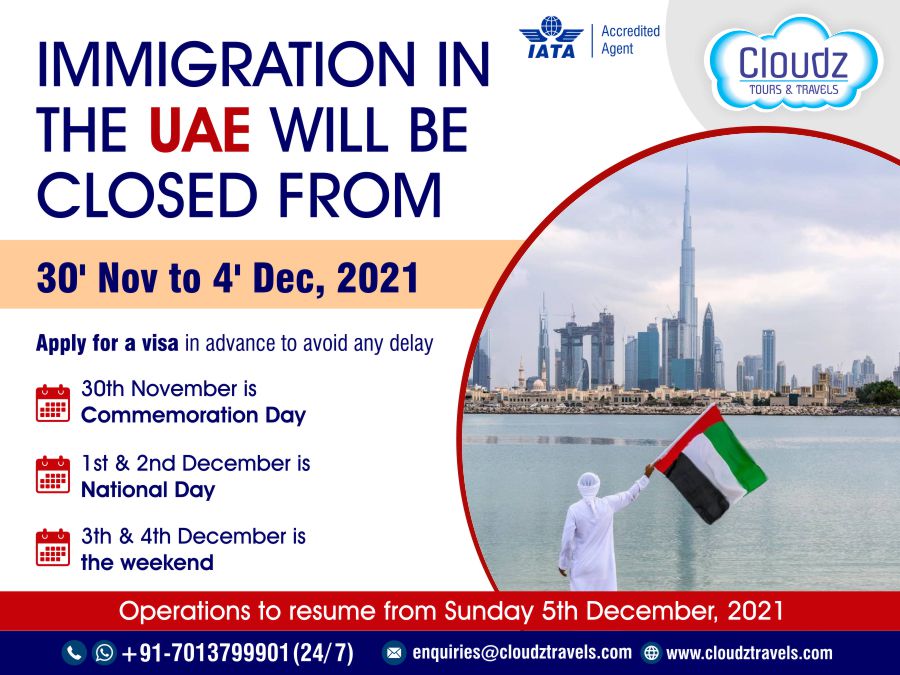 CloudzTravels's tweet photo. UAE Immigration Will be Closed from.
𝗖𝗹𝗼𝘂𝗱𝘇 𝗧𝗼𝘂𝗿𝘀 𝗮𝗻𝗱 𝗧𝗿𝗮𝘃𝗲𝗹𝘀
Contact : +91-9885269913, 7013799901 (24/7)
Visit: https://t.co/MSAJRjqTq9
#travelagent  #uae #travelagency #cloudztravels #visa #5yearsvisa #dubai #dubaivisa #multiplevisa #dubaimultipleentryvisa https://t.co/PwrFnI5Ycm