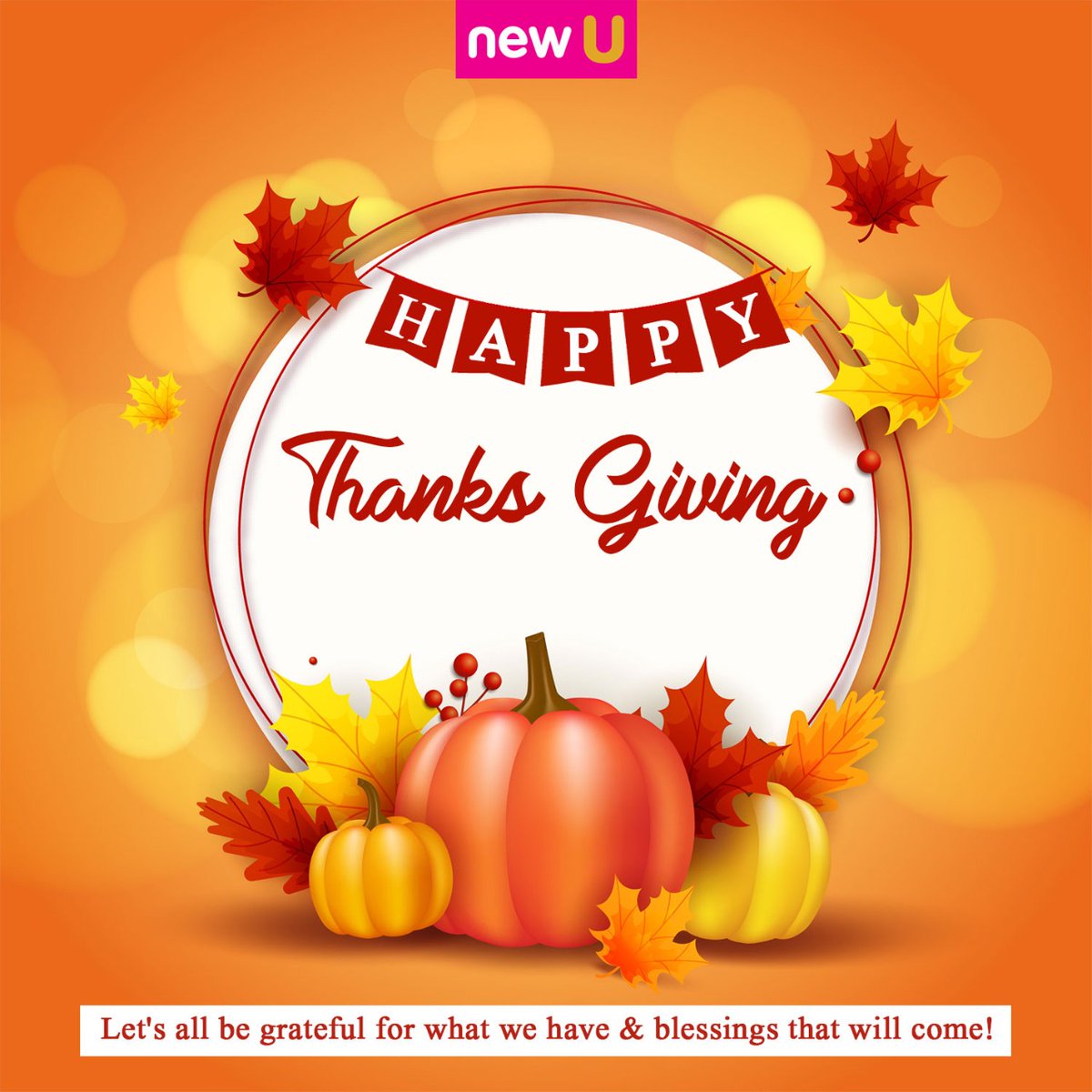 #HappyThanksgiving to our favorite people ever,we’re thankful for our #NewUFamily!Thanku for being a part of our journey,we've so much to be thankful for this year,most of all YOU &amp; our customers are at the top of list!Grab all your brand's faves available at wow-some Offers✨