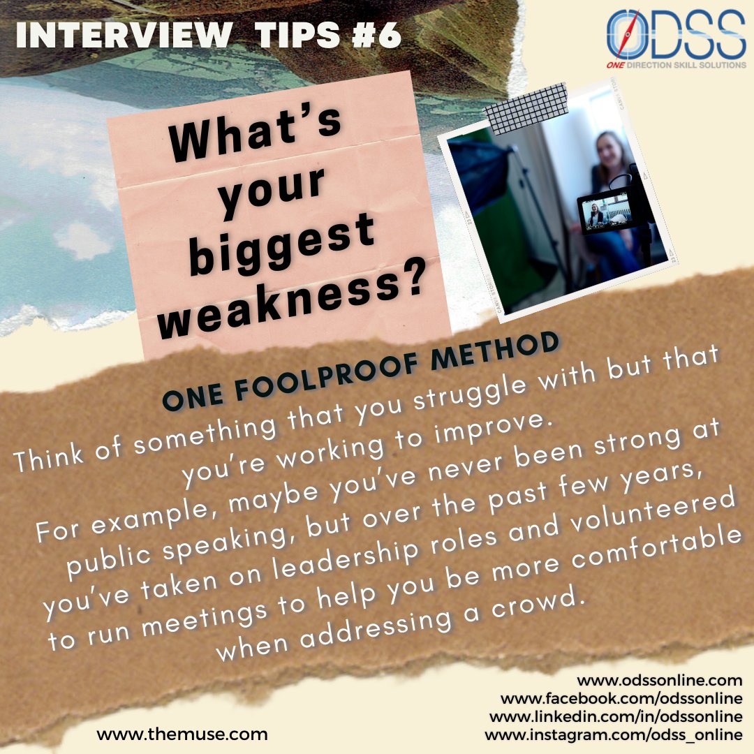 odssonline's tweet photo. What is your biggest fear?
#interview #interviewtips #DidYouKnow #howmuchhaveyouchangedchallenge #ThursdayThoughts #thursday #SocialMediaPlatform #interviewtips #tipsandtricks #prepare #trending https://t.co/lXDw5GmwM4