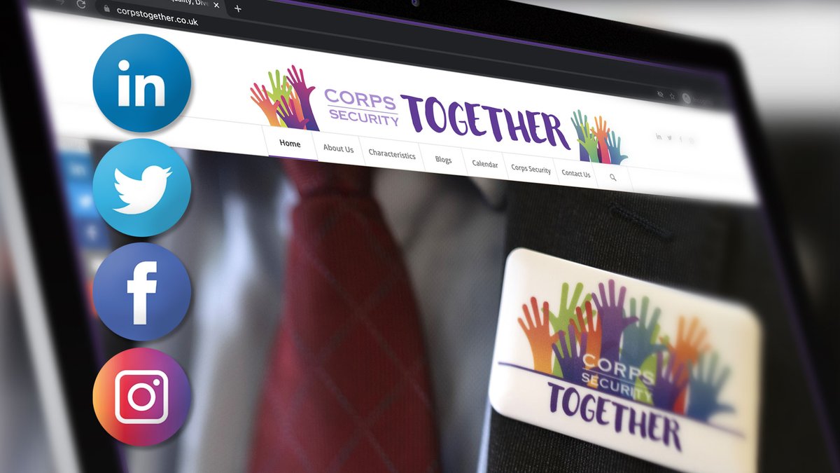 CorpsTogether's tweet photo. Corps Together Launches New Website and Social Media Channels. A comprehensive campaign to improve equality, diversity and inclusion engagement across our organisation.https://t.co/KiYlc380Hl
#Corpstogether
#Corpsmonitoring
#Corpssecurity
#Age
#Gender
#Race
#Religion
#Sexuality https://t.co/uERRjtReT1