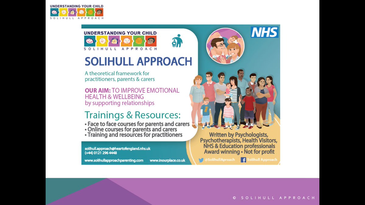 SltEllison's tweet image. Do you want to know more about The Solihull Approach? We can tell you all about it at 10.00 as part of Stockport's #SENDweekofaction #solihullapproach
@SolihullAproach