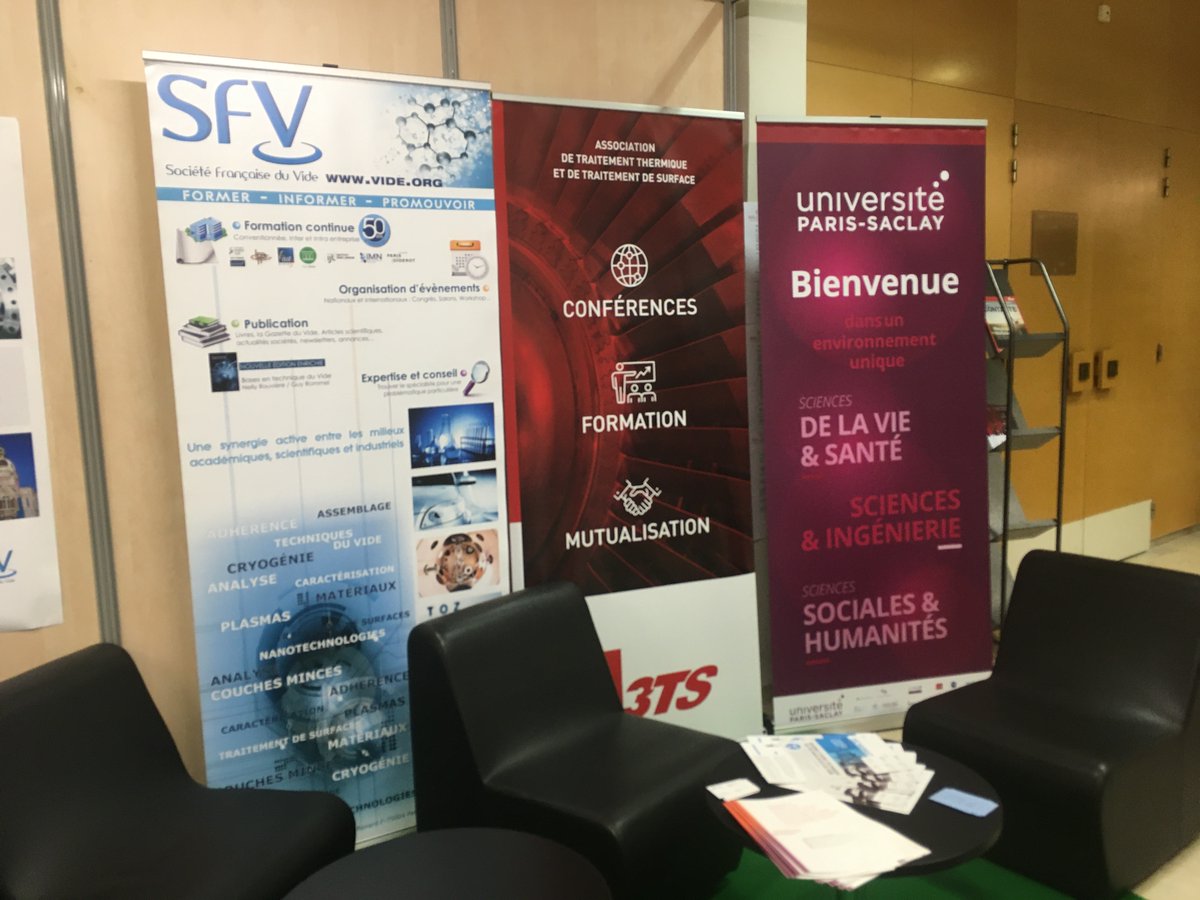 IUT_Orsay's tweet photo. 📣L'IUT d'Orsay est présent le 24 et 25 novembre à Marseille au Salon du Vide et des Traitements Matériaux. #SVTM
👉Venez découvrir notre Licence Professionnelle #Matériaux #Métrologie #Instrumentation ! @UnivParisSaclay @lesIUT #OSEZLIUT https://t.co/BGEqHjuRt2