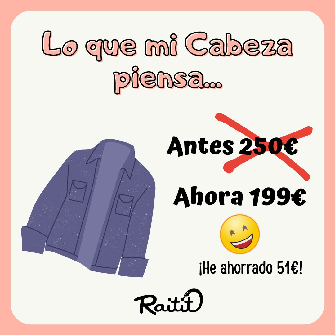A_P_Rodriguez's tweet photo. ¡A no perder la cabeza con las ofertas de estos días!
Aquí puedes ver el live de hace unos días donde vimos varios tips para comprar de forma inteligente.
https://t.co/4SDLnBFWS4
#comprascompulsivas #blackfriday #ahorro #finanzaspersonales #educacionfinanciera #raitit https://t.co/8nOiHQMBmU
