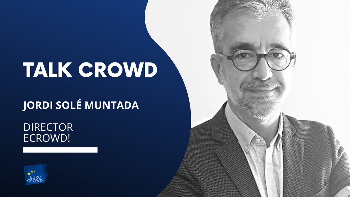 eurocrowd's tweet photo. 🔊Another month, another #TalkCrowd episode - this time, we talked to Jordi Solé Muntada, the director of the Spanish #crowdfunding platform @Ecrowdinvest that focuses on #energyeffiency 👉learn more about them: 

https://t.co/wUbgjj57i8 https://t.co/d3MAH04m2b