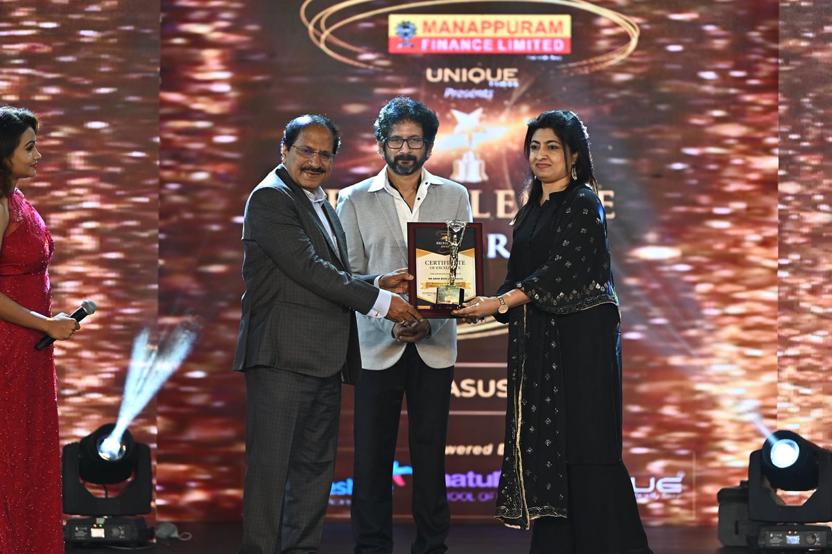 pegasus_event's tweet photo. Manappuram Presents Unique Times Excellence Awards 2021
Excellence in Beauty and Wellness Brand Development award - Dr Asha Biju, WOW Factor  
A Pegasus Event
#ManappuramFinanceLtd #dque #pegasusglobal #pegasusevents  #fmbaward #excellenceaward #uniquetimes #DrAshaBiju #wowfactor https://t.co/rFk3JnPBO3