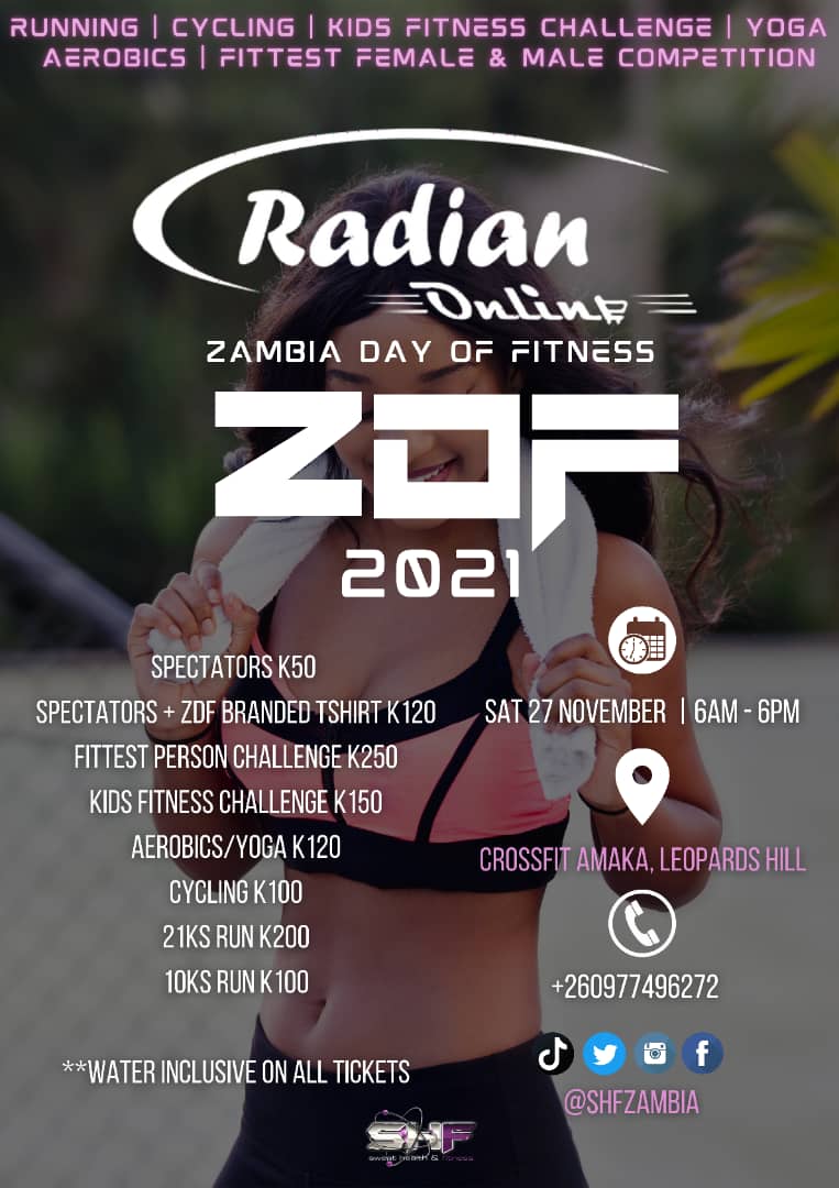 SHFZambia's tweet photo. Come through to the 2021 Zambia Day of Fitness https://t.co/4KnhMfMneZ