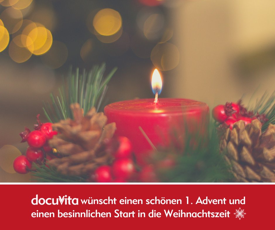 docuvita_DMS's tweet photo. Gerade in der aktuellen Zeit einmal mehr ein Grund kurz inne zu halten und sich auf eine besinnliche Weihnachtszeit zu freuen ❄️
#docuvita #dms #advent https://t.co/D1myhoblIl