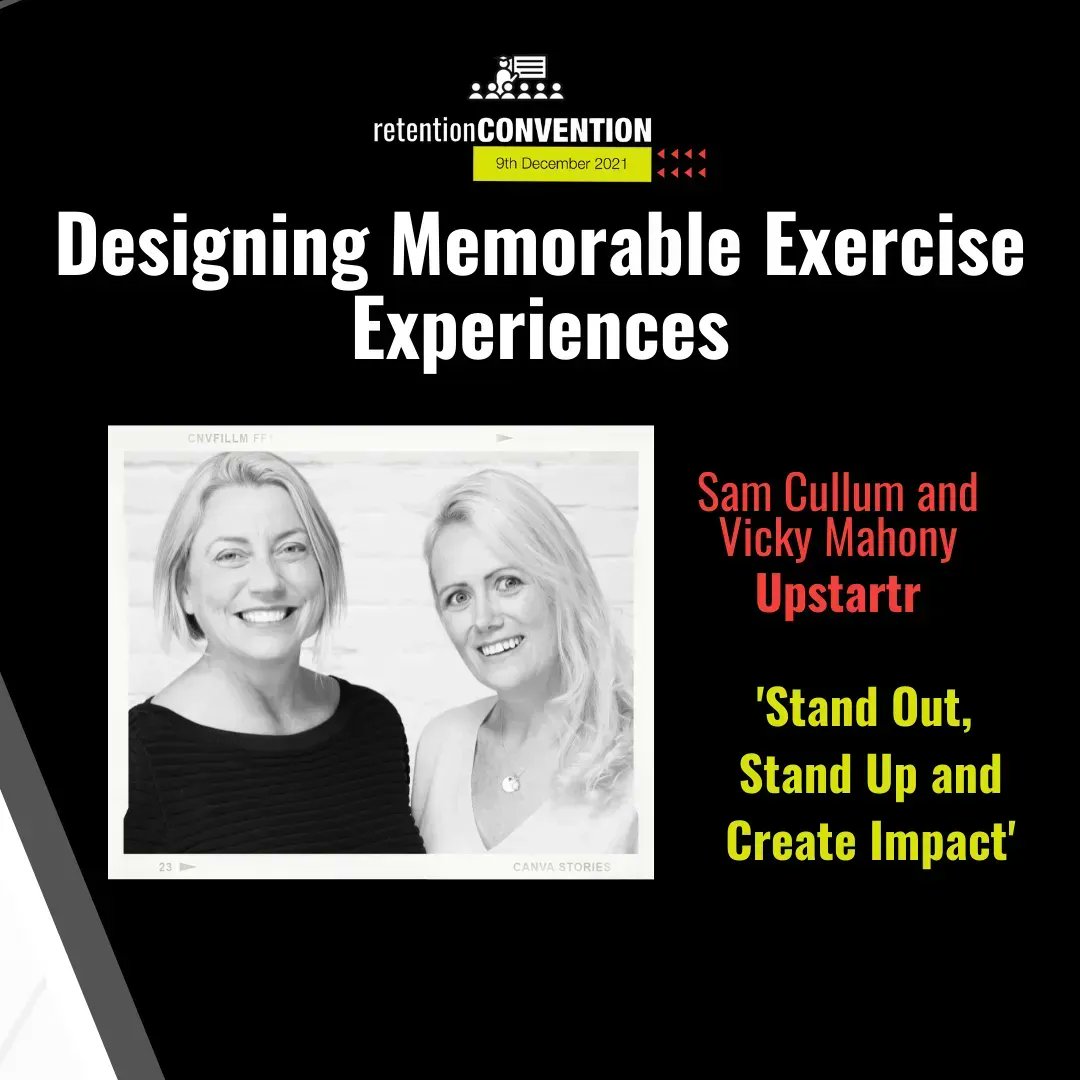guru_paul's tweet photo. #RetentionConvention21- #MemorableExerciseExperiences
Join us in 2 weeks time on the 9th Dec for Upstartr’s Samantha Cullum & Vicky Mahony's session - ‘Stand Out, Stand Up & Create Impact’
For event information & to register : https://t.co/SHMLIFJCOH https://t.co/lBrDfnINb7