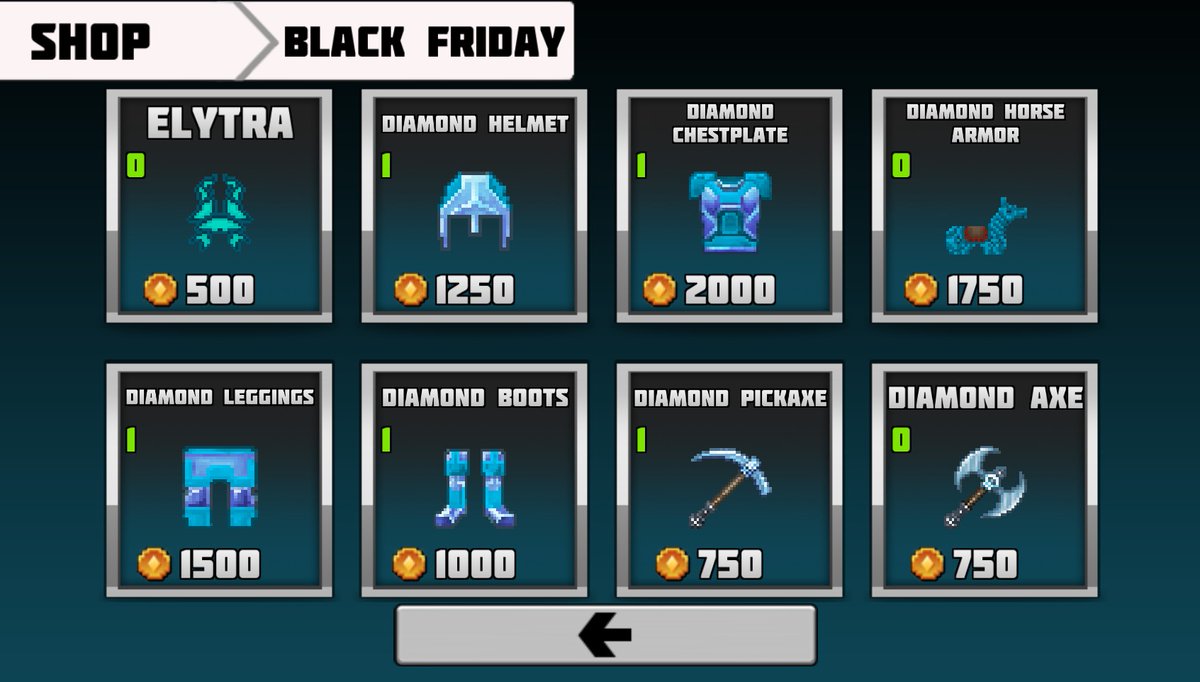 PlaylabsMobile's tweet photo. 💥 Black Friday deals in PlanetCraft just started!!! Visit the in-game store to get some items for 50% off price! 💥
😍👍🥰
#blackfridaysales #blackfriday #planetcraft https://t.co/tB9hF5F2NU