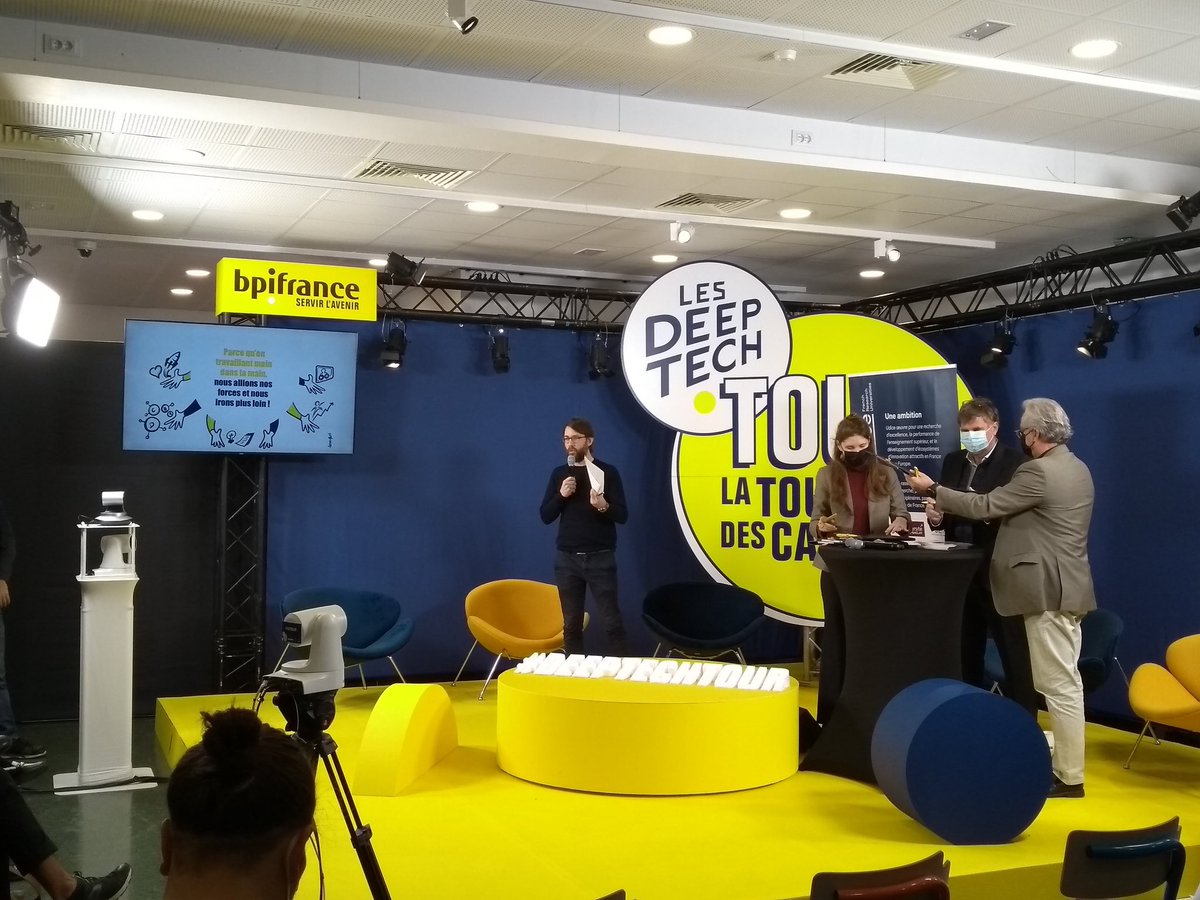 SATTse_'s tweet photo. 💥La @SATTse_ aux côtés de la @FondationUCA, de @Bpifrance et de @MaRegionSud pour animer le continuum de financement du parcours de l’innovation 🚀 https://t.co/R6guSOYByT