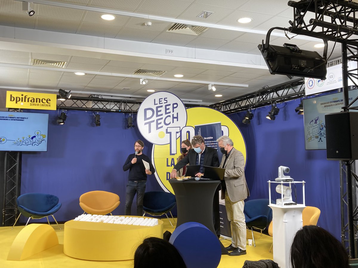 SATTse_'s tweet photo. 💥La @SATTse_ aux côtés de la @FondationUCA, de @Bpifrance et de @MaRegionSud pour animer le continuum de financement du parcours de l’innovation 🚀 https://t.co/R6guSOYByT